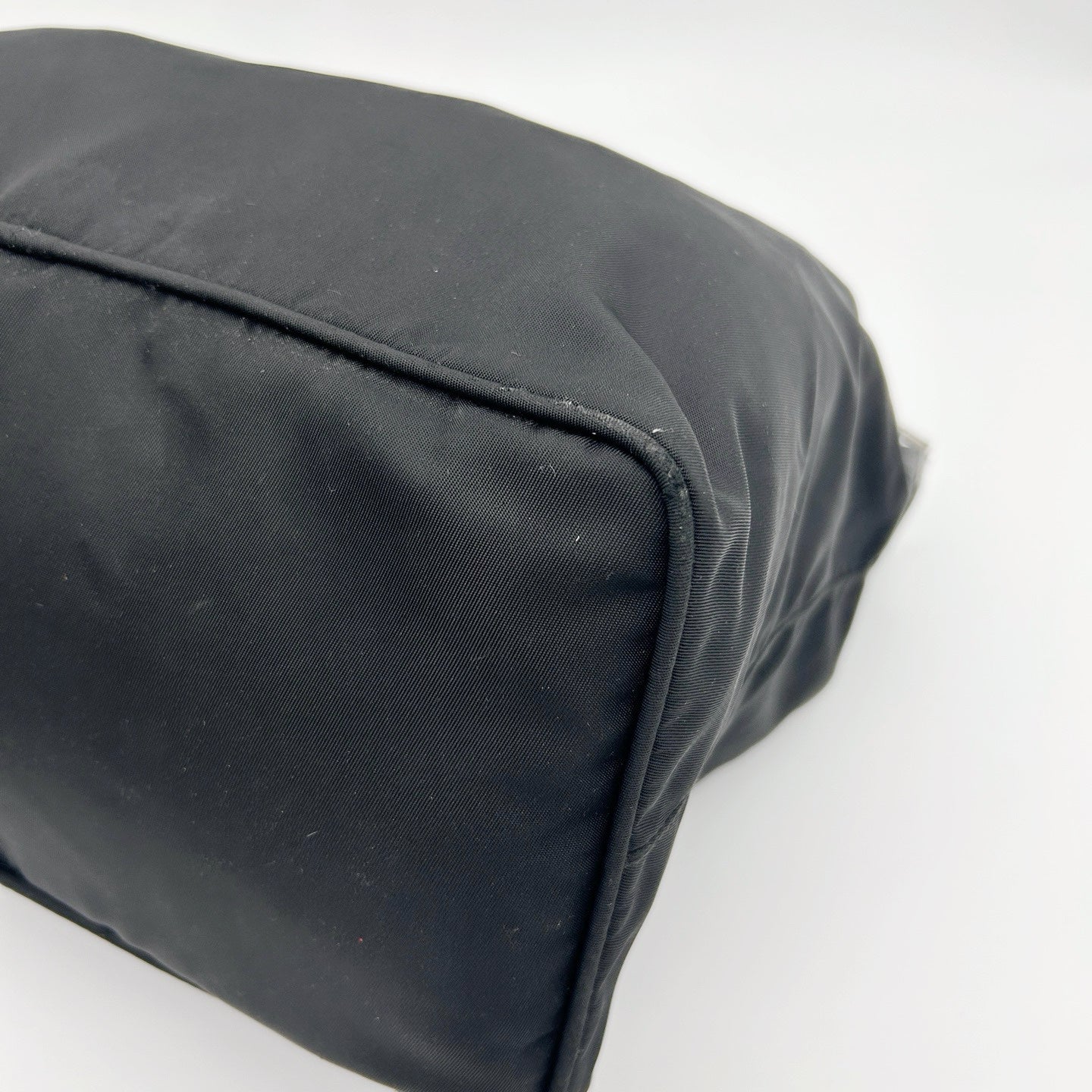 PRADA Black Nylon Hobo Shoulder Bag [Used]