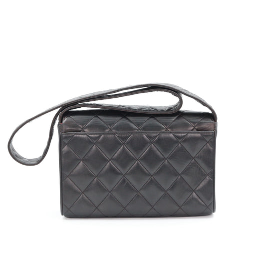 CHANEL So Black Lambskin CC Messenger Bag [Used]