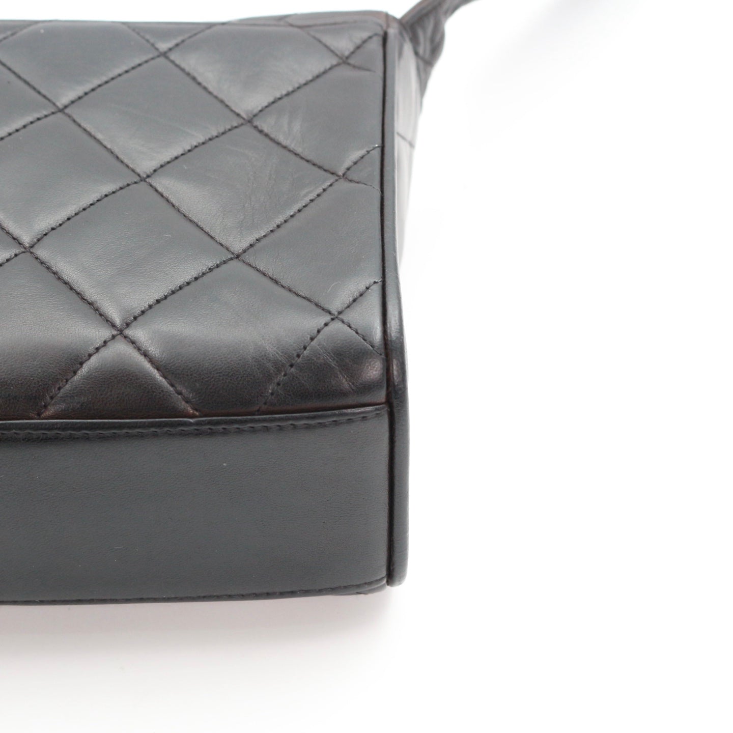 CHANEL So Black Lambskin CC Messenger Bag [Used]