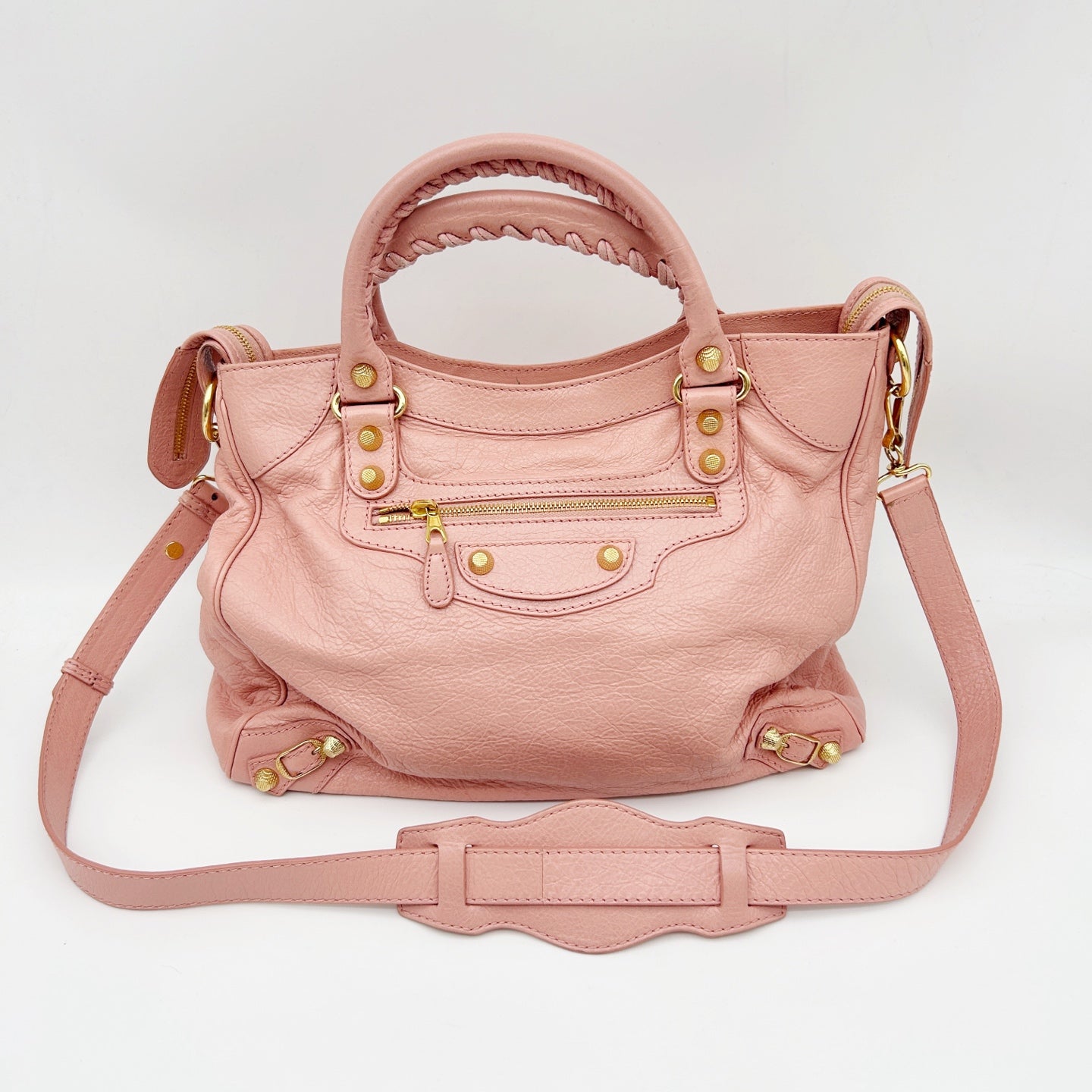 BALENCIAGA Classic City Large Bag – Pink [Used]