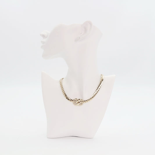 CHANEL CC Chain Necklace – Light Gold (B25S) [Brand New]