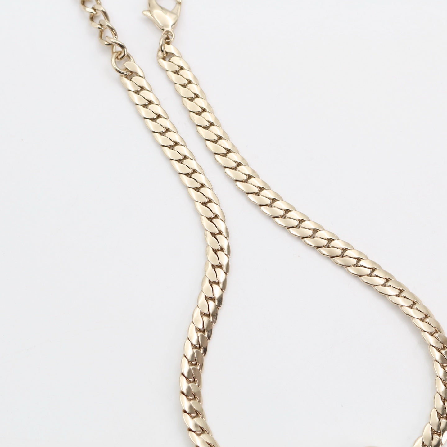 CHANEL CC Chain Necklace – Light Gold (B25S) [Brand New]