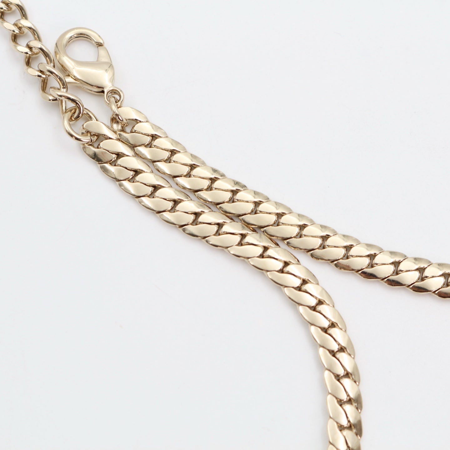 CHANEL CC Chain Necklace – Light Gold (B25S) [Brand New]