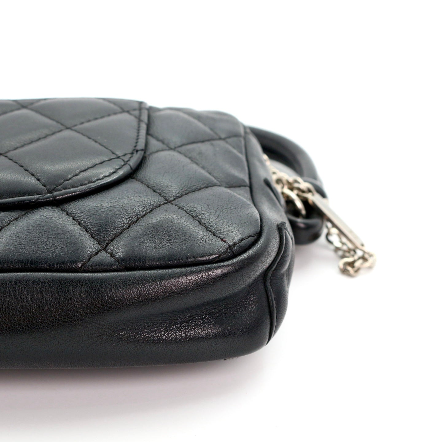CHANEL Black Cambon Ligne Mini Shoulder Bag [Used]