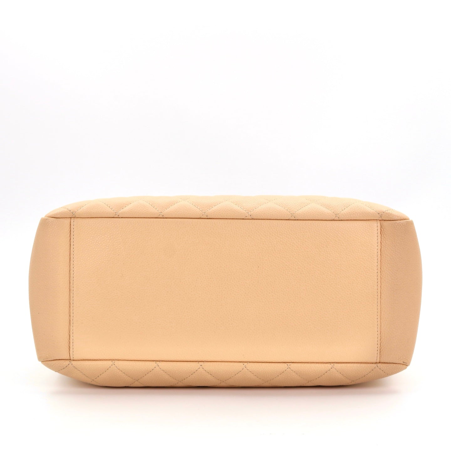 CHANEL Beige Caviar Grand Shopping Tote (GST) [Used]