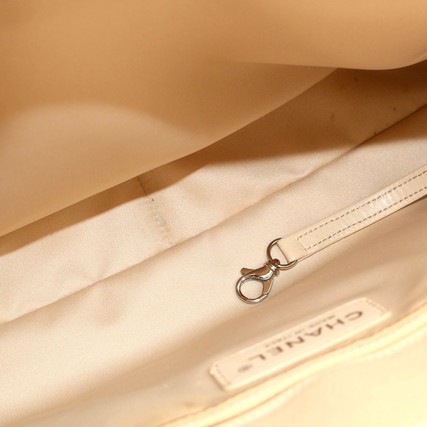 CHANEL Beige Caviar Grand Shopping Tote (GST) [Used]