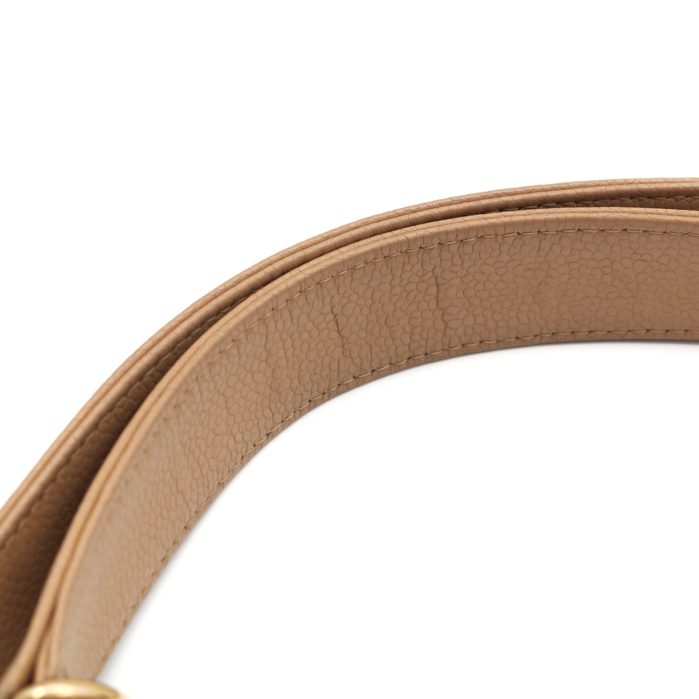 CHANEL Beige Caviar Petite Shopping Tote (PST) [Used]