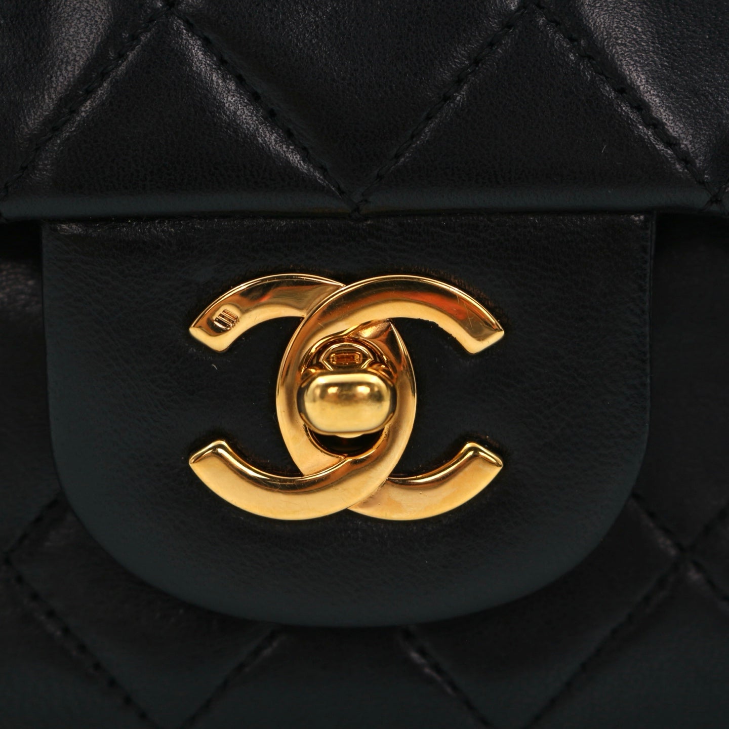 CHANEL Black Lambskin Classic Flap 25 [Used]