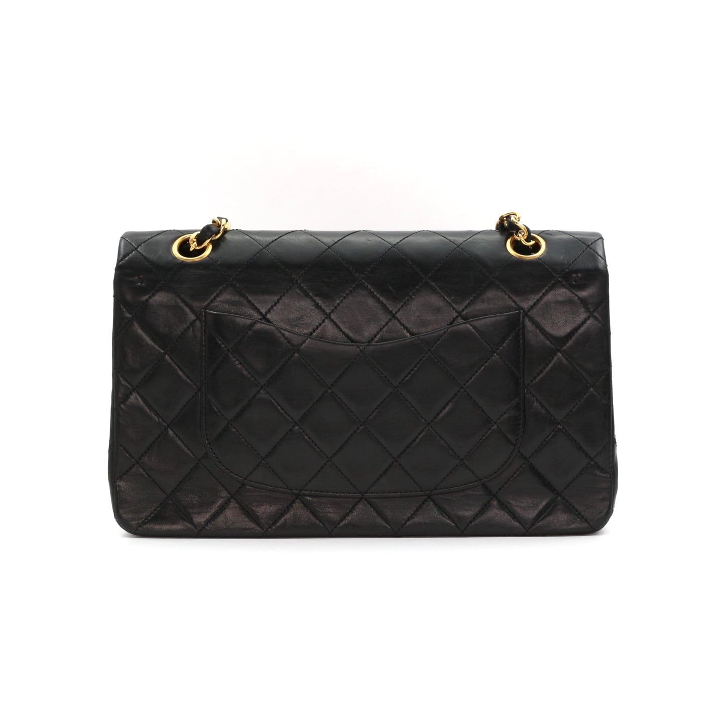 CHANEL Black Lambskin Classic Flap 25 [Used]