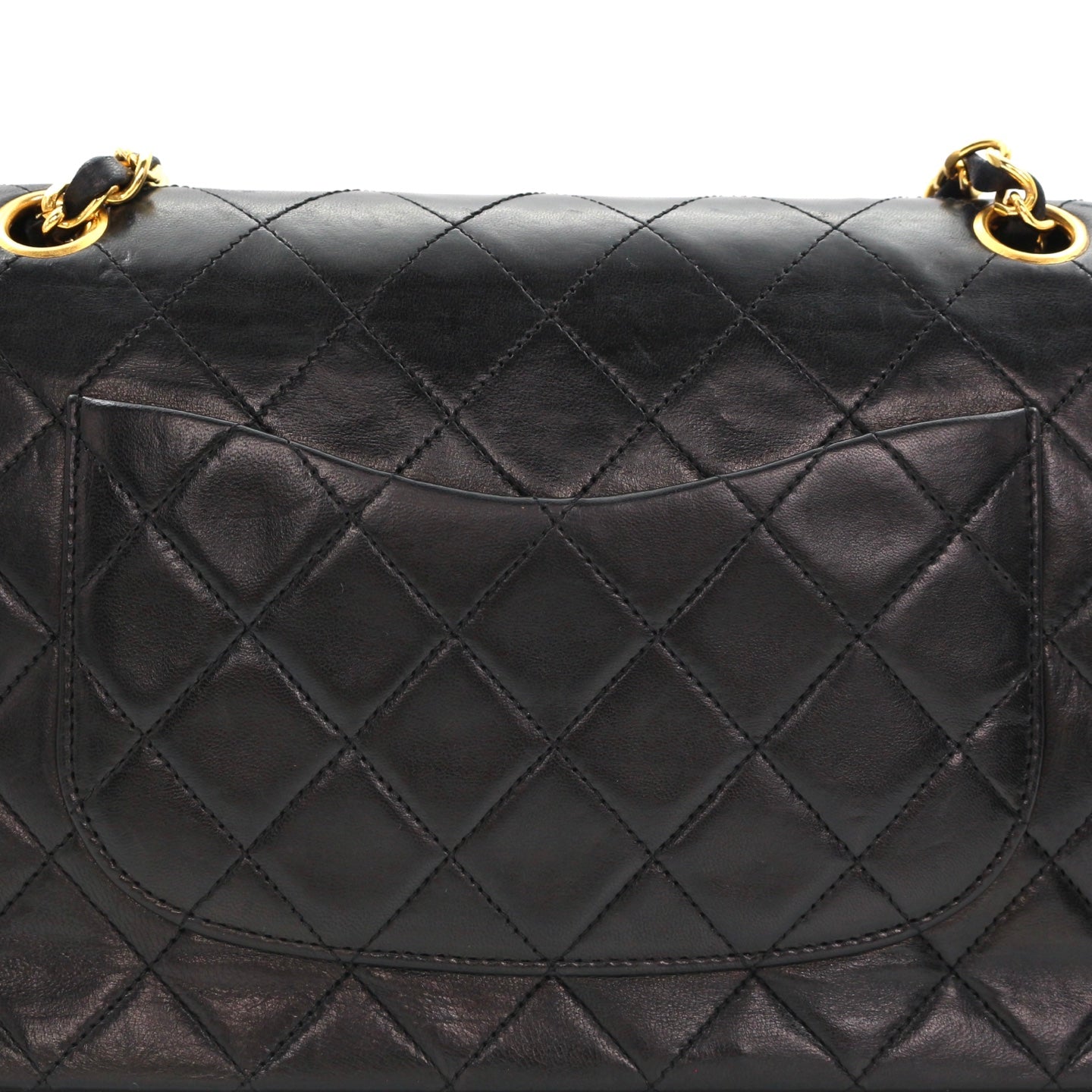 CHANEL Black Lambskin Classic Flap 25 [Used]