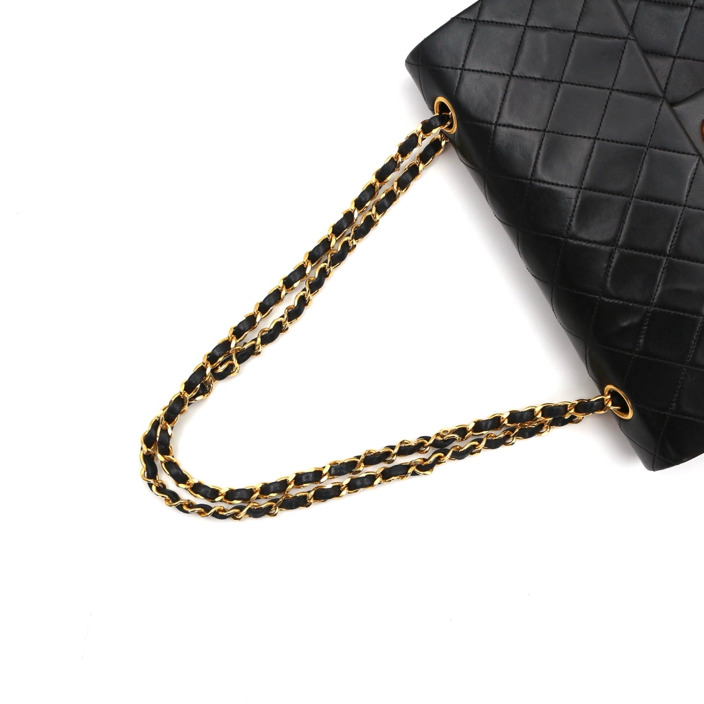 CHANEL Black Lambskin Classic Flap 25 [Used]