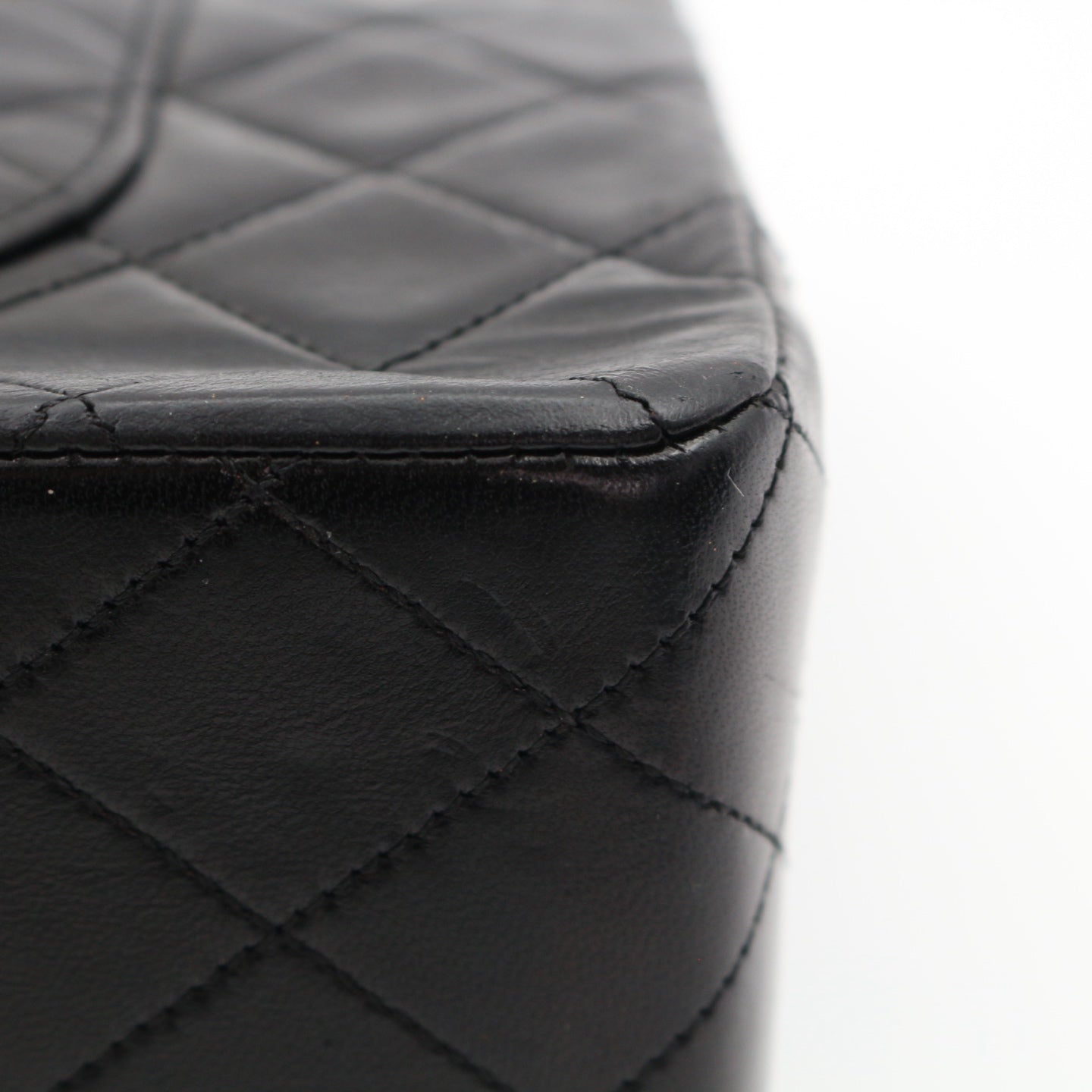 CHANEL Black Lambskin Classic Flap 25 [Used]