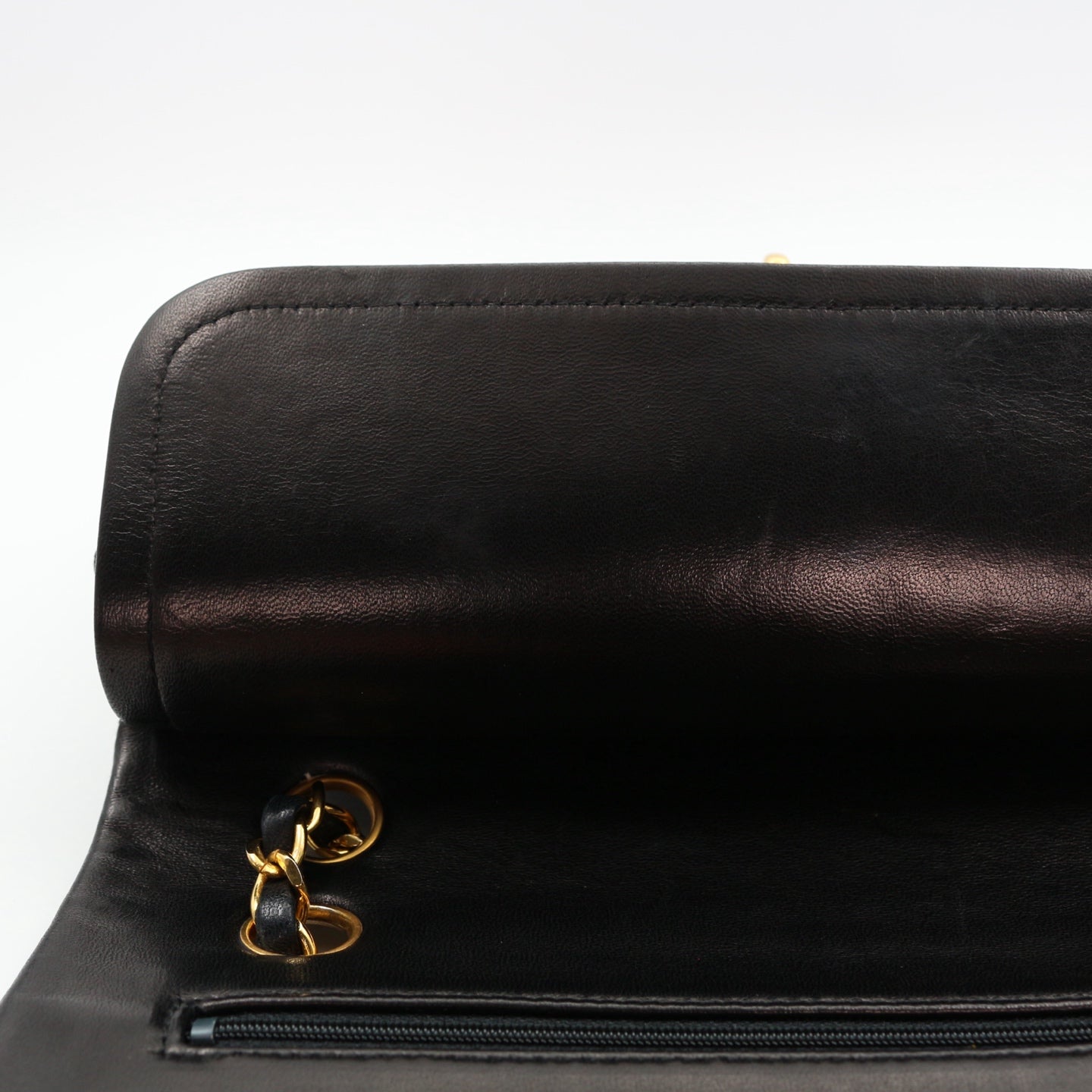 CHANEL Black Lambskin Classic Flap 25 [Used]