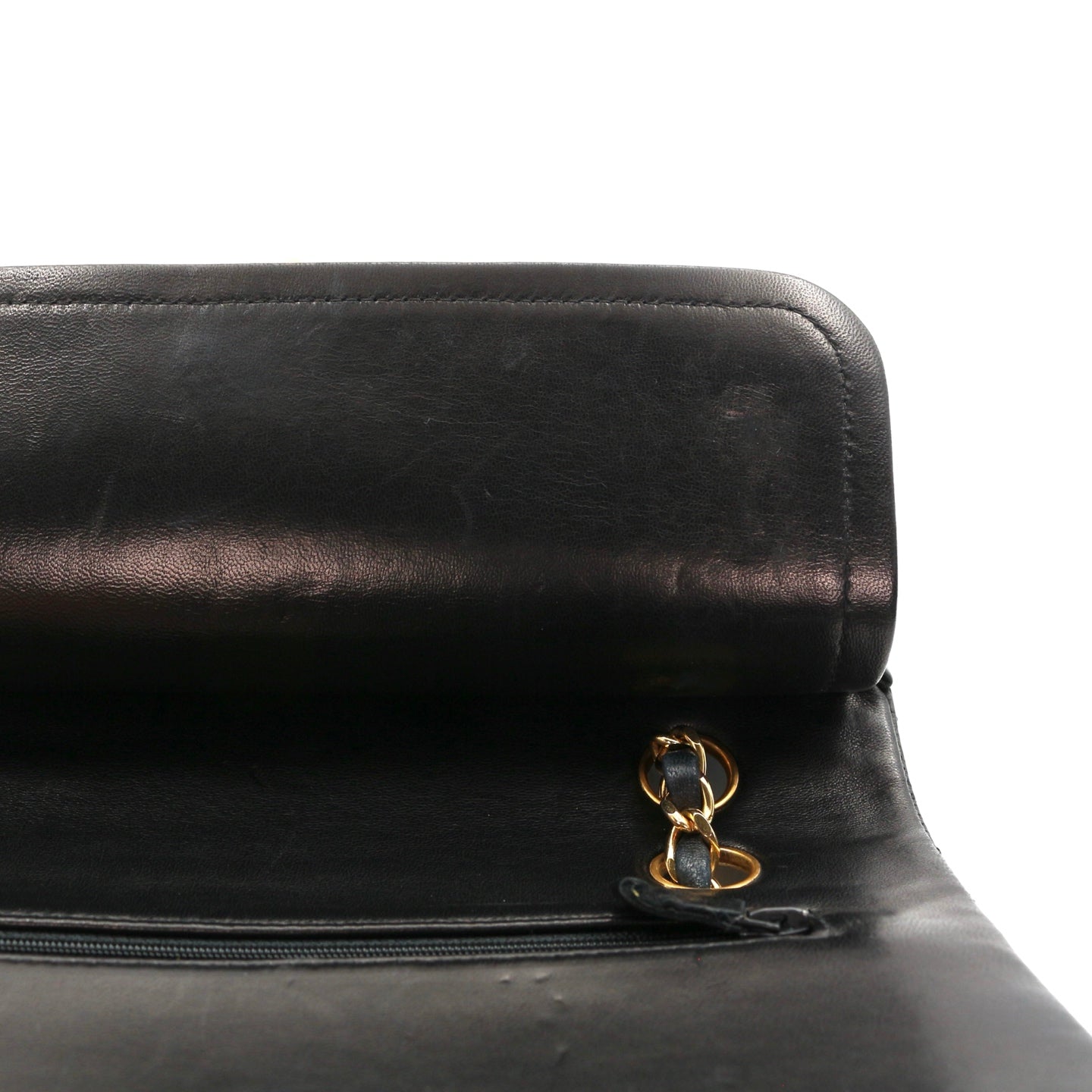 CHANEL Black Lambskin Classic Flap 25 [Used]