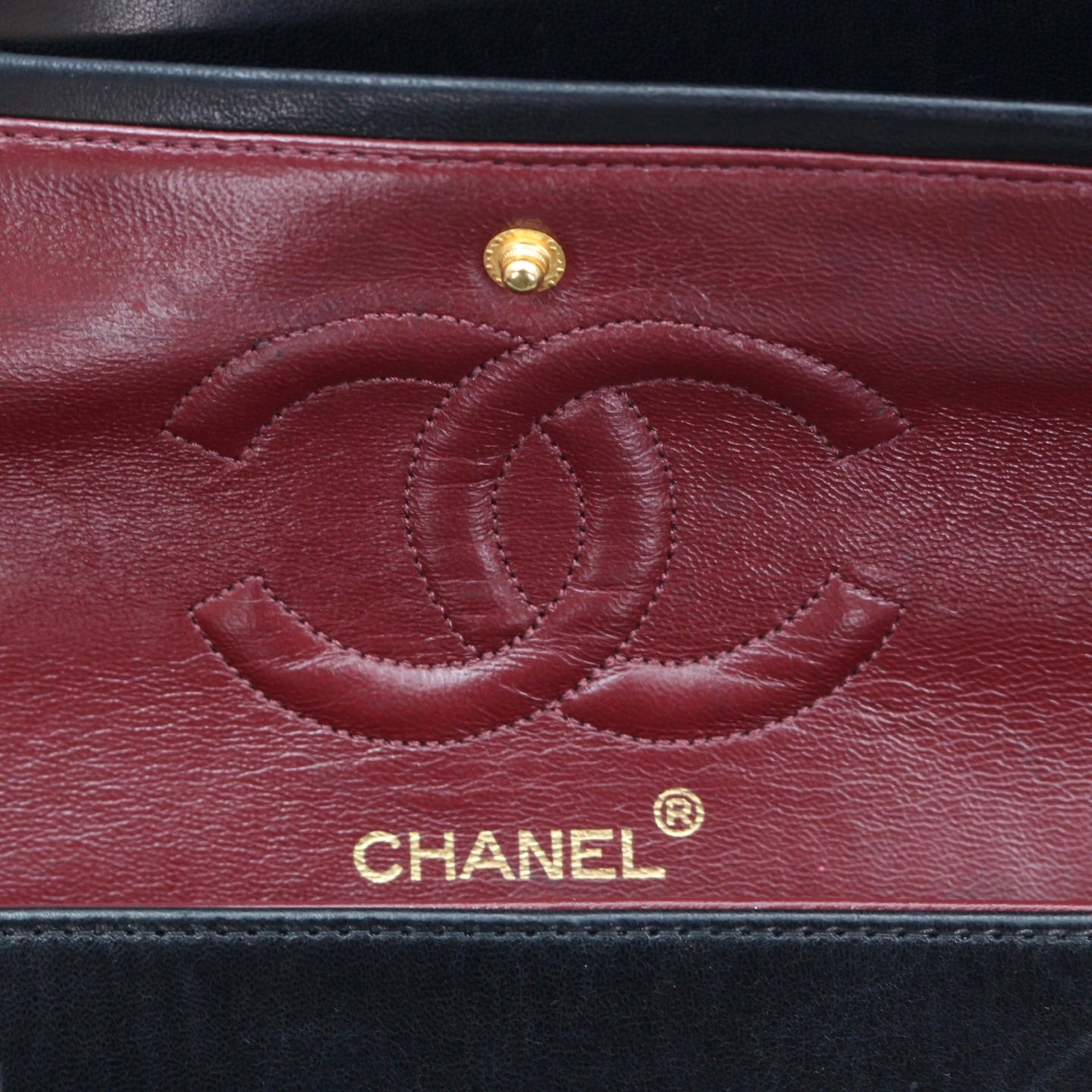 CHANEL Black Lambskin Classic Flap 25 [Used]