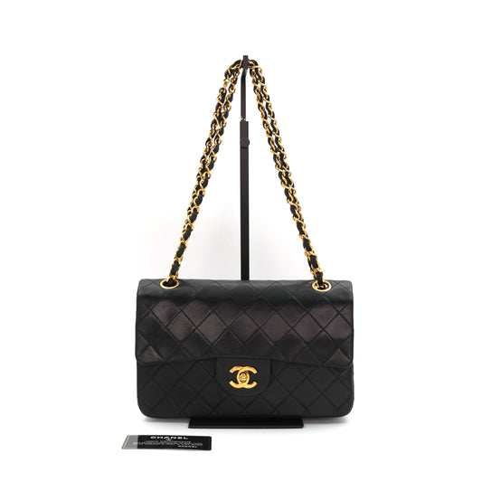 CHANEL Black Lambskin Classic Flap 23 [Used]