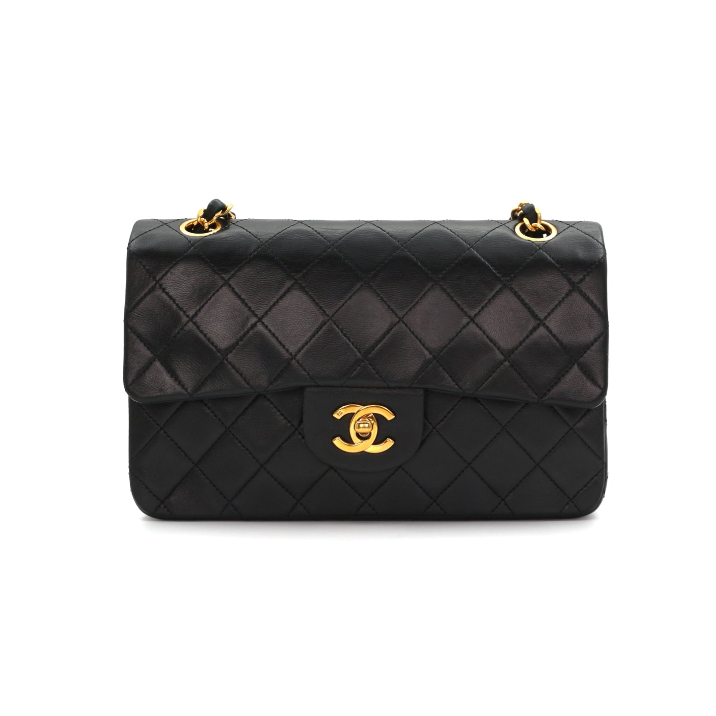 CHANEL Black Lambskin Classic Flap 23 [Used]