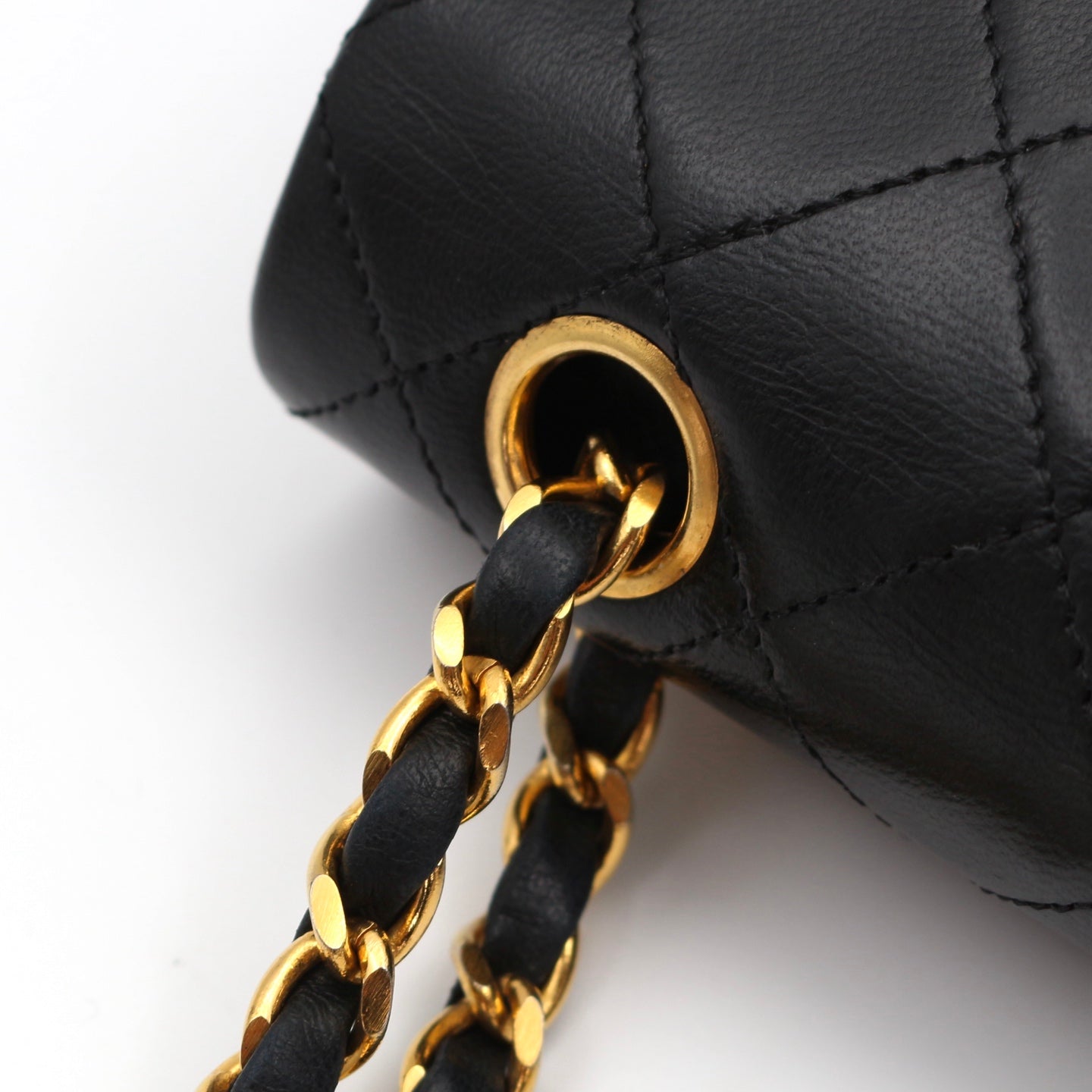 CHANEL Black Lambskin Classic Flap 23 [Used]