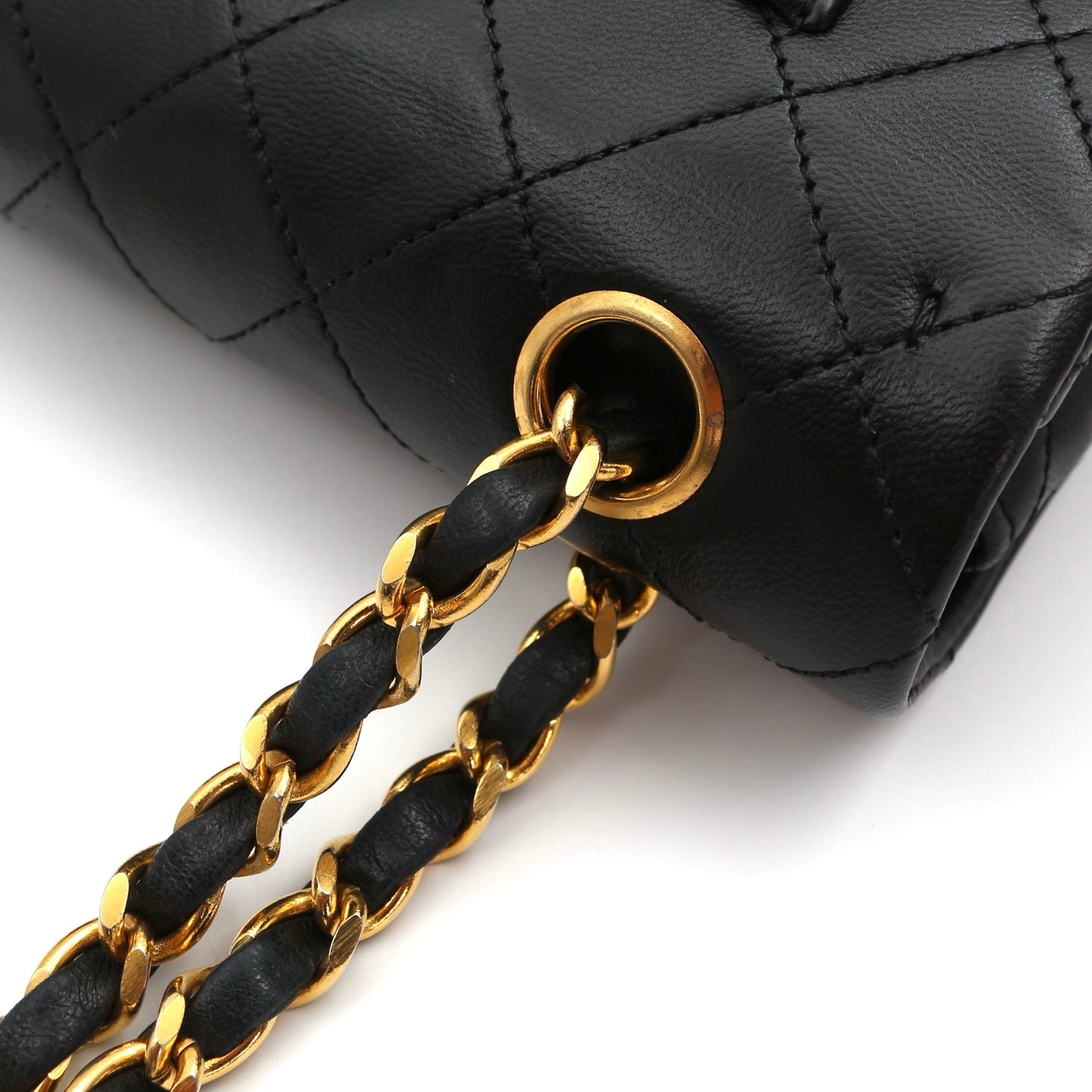CHANEL Black Lambskin Classic Flap 23 [Used]