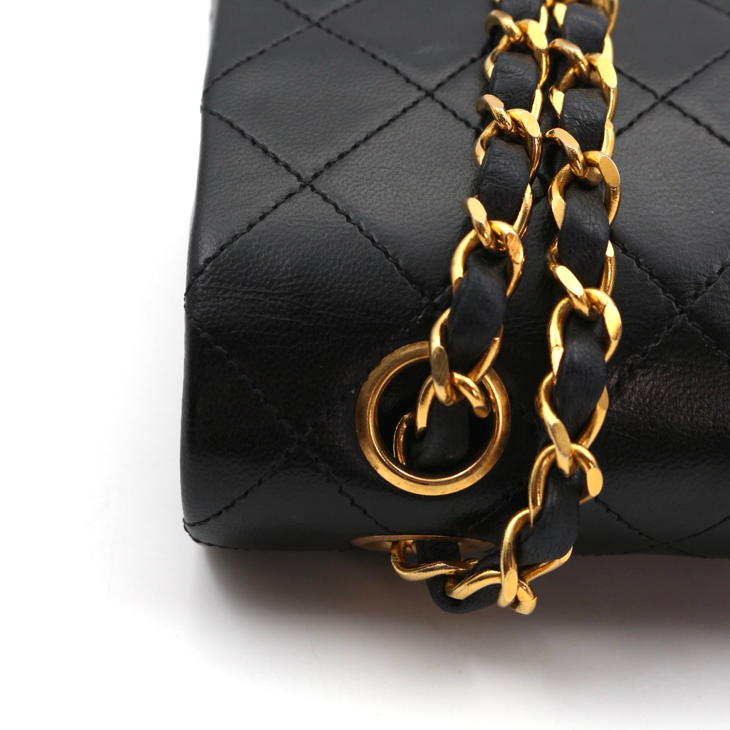 CHANEL Black Lambskin Classic Flap 23 [Used]