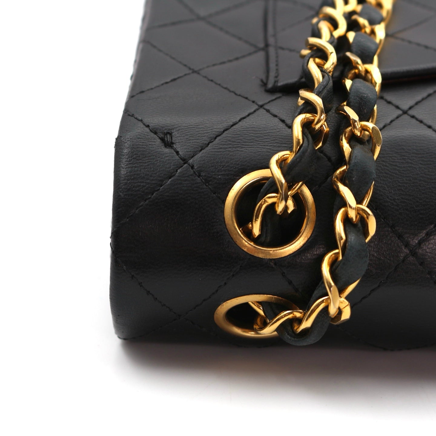 CHANEL Black Lambskin Classic Flap 23 [Used]