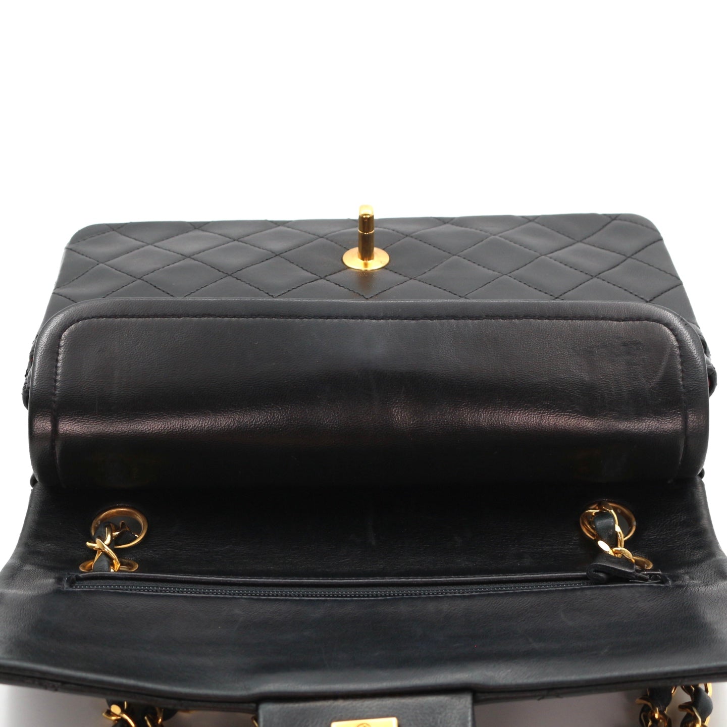 CHANEL Black Lambskin Classic Flap 23 [Used]