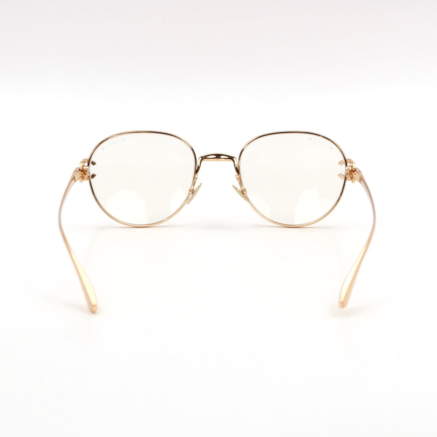 CHANEL Gold Trim CC Logo Optical Glasses [New]