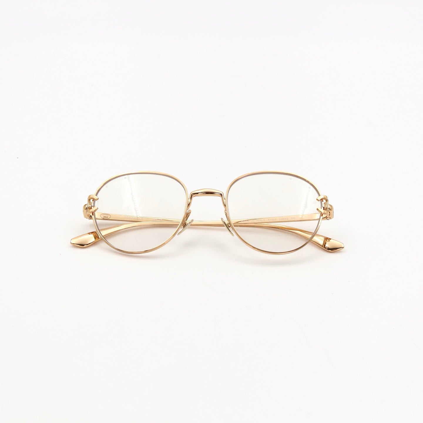 CHANEL Gold Trim CC Logo Optical Glasses [New]