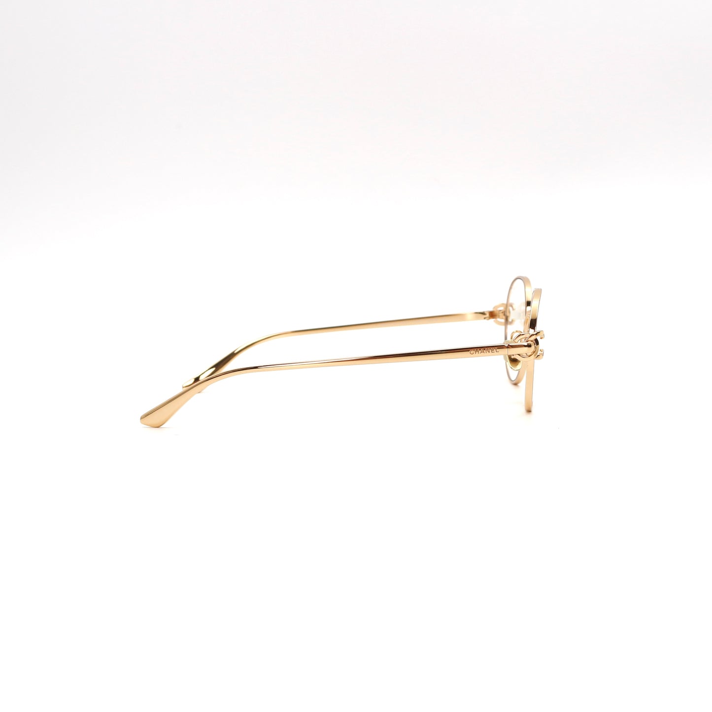CHANEL Gold Trim CC Logo Optical Glasses [New]