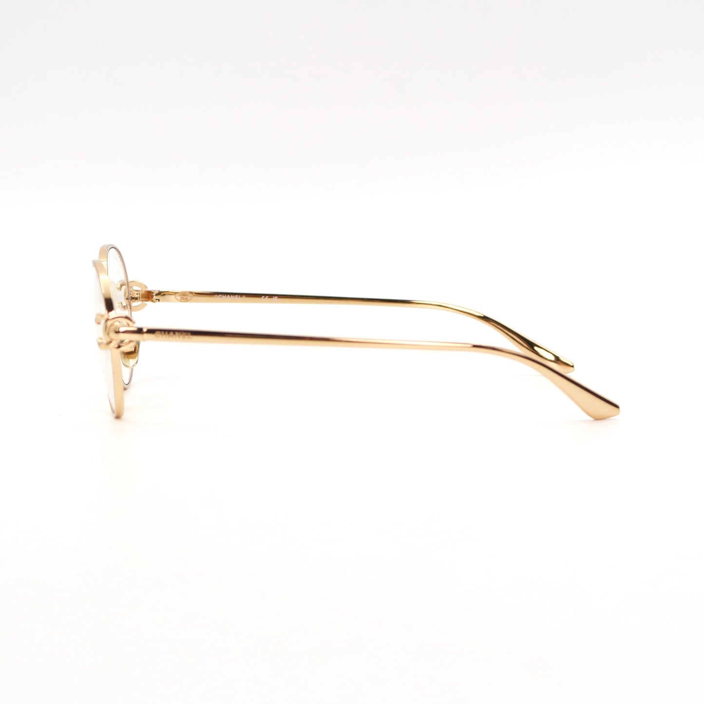 CHANEL Gold Trim CC Logo Optical Glasses [New]