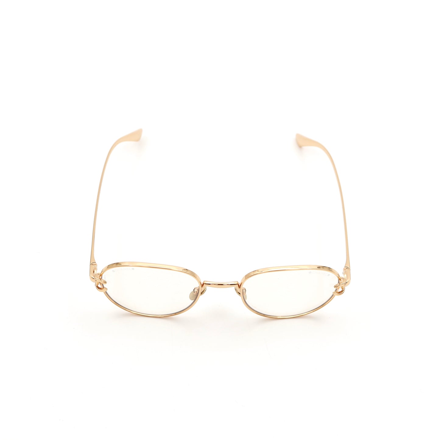 CHANEL Gold Trim CC Logo Optical Glasses [New]
