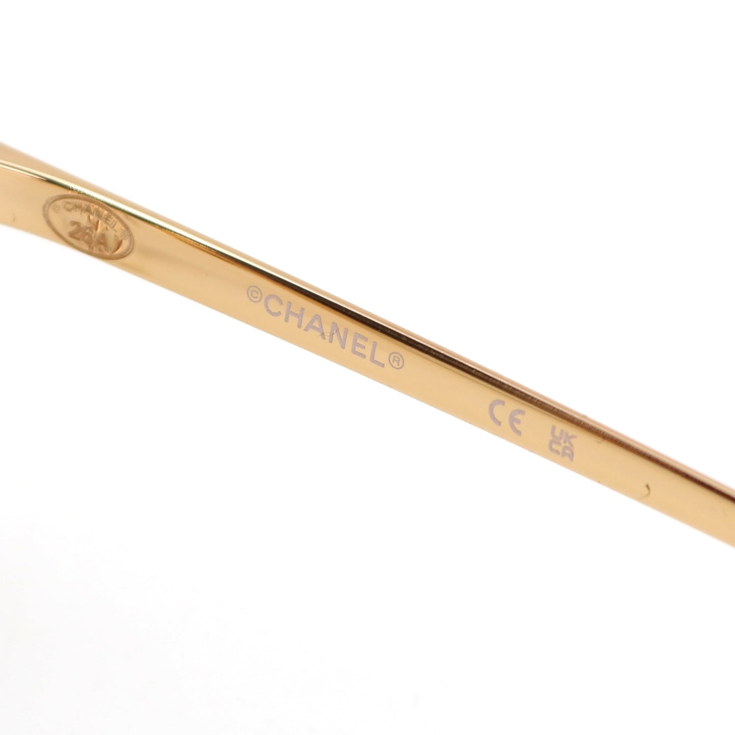 CHANEL Gold Trim CC Logo Optical Glasses [New]