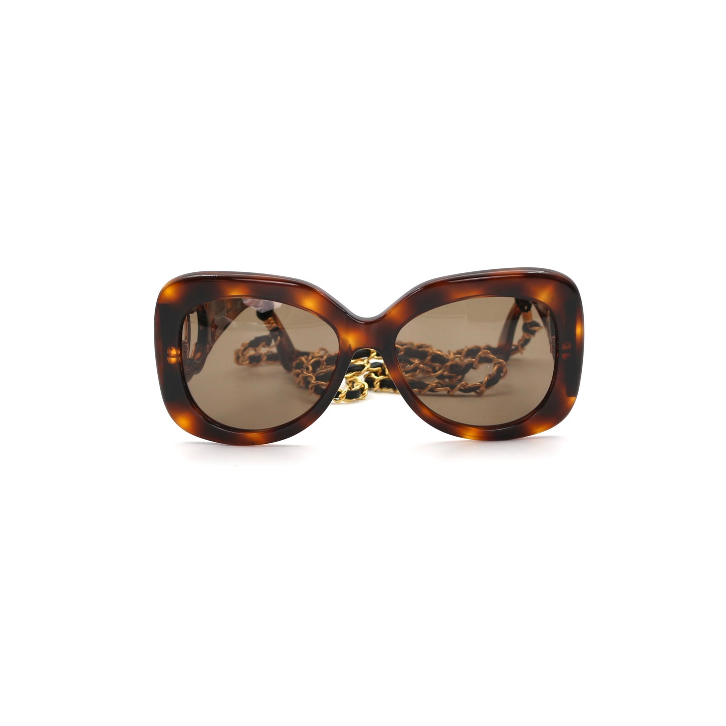 CHANEL Tortoiseshell CC Sunglasses [Used]