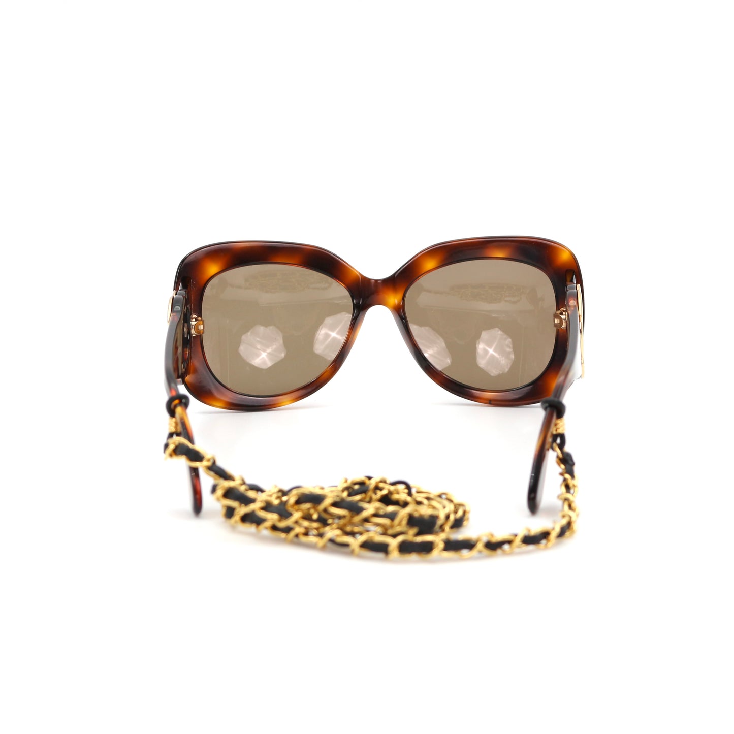 CHANEL Tortoiseshell CC Sunglasses [Used]