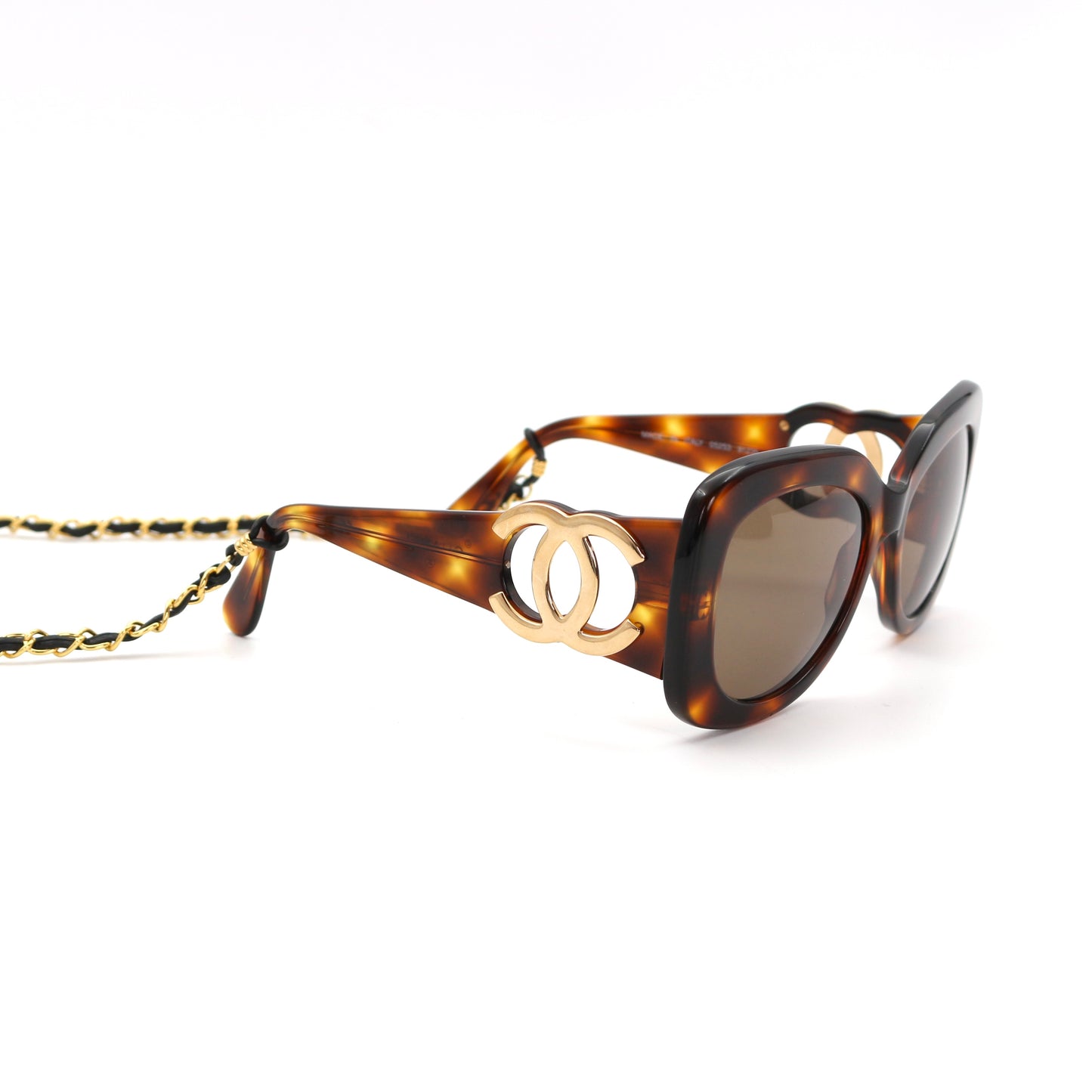 CHANEL Tortoiseshell CC Sunglasses [Used]