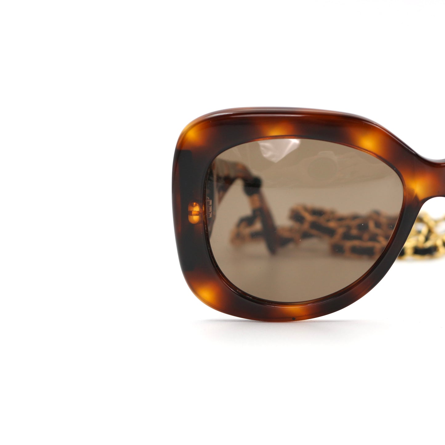 CHANEL Tortoiseshell CC Sunglasses [Used]