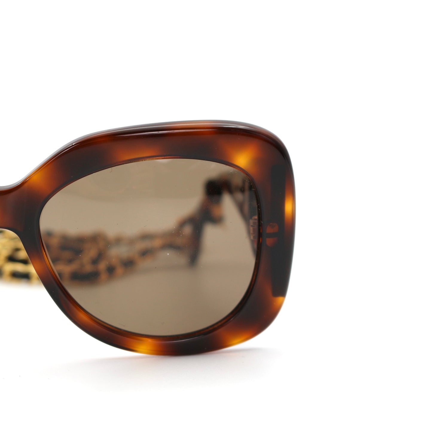CHANEL Tortoiseshell CC Sunglasses [Used]