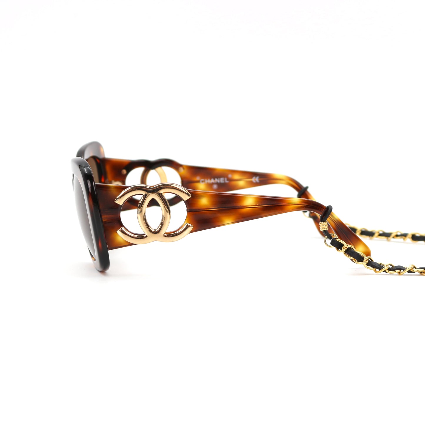 CHANEL Tortoiseshell CC Sunglasses [Used]