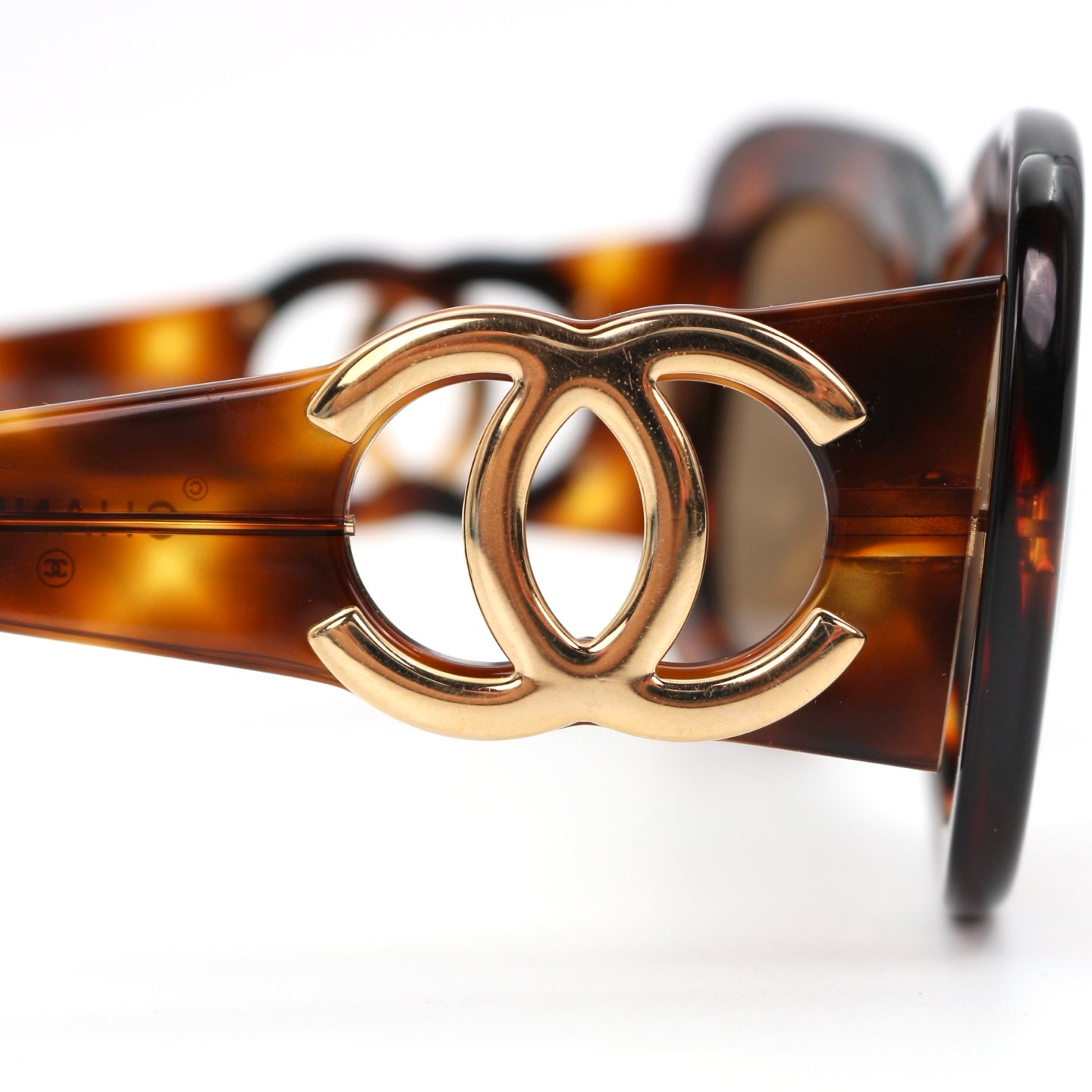 CHANEL Tortoiseshell CC Sunglasses [Used]