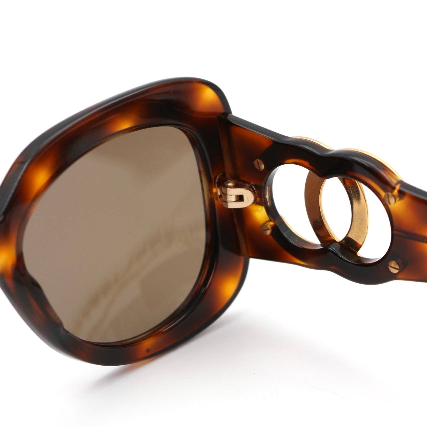 CHANEL Tortoiseshell CC Sunglasses [Used]