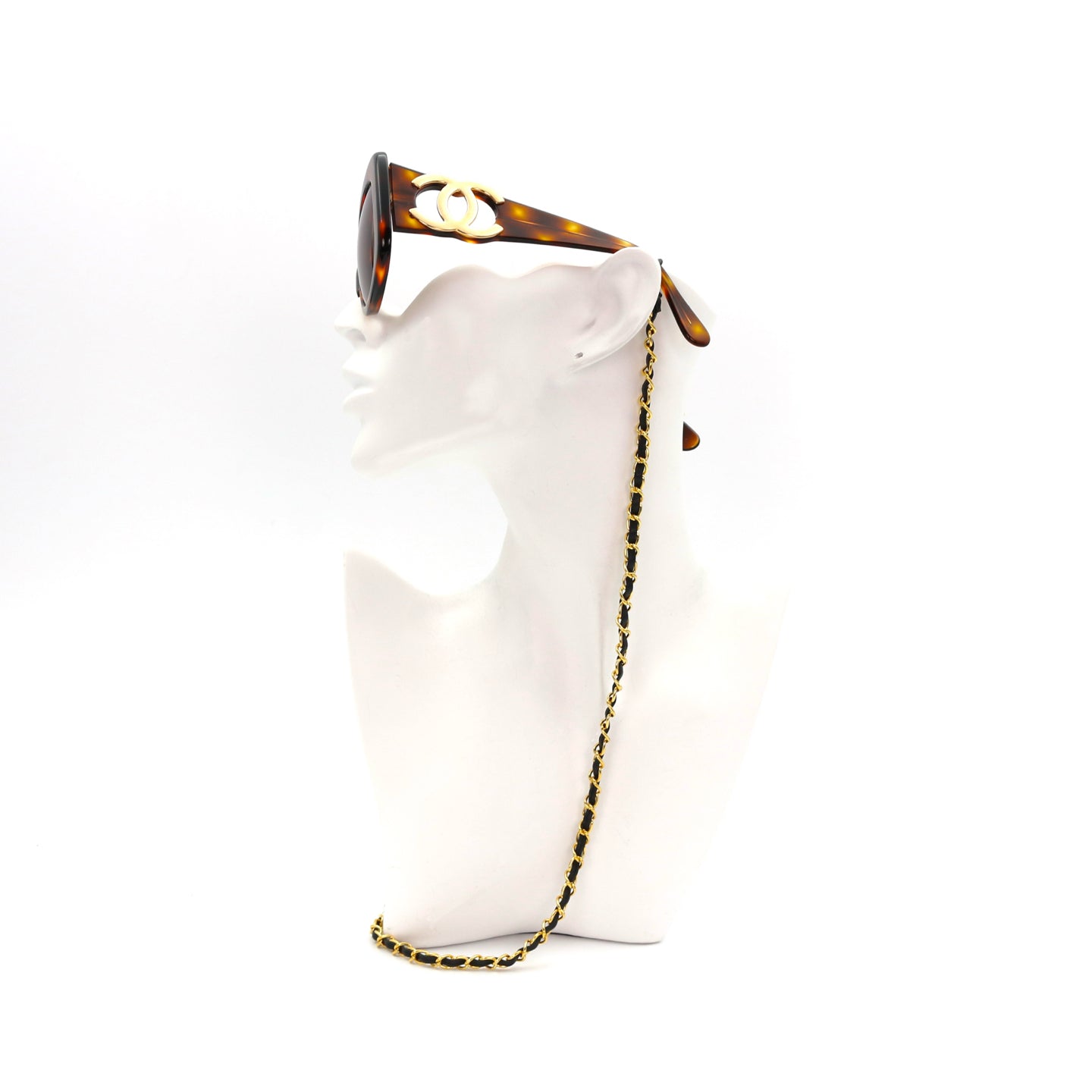 CHANEL Tortoiseshell CC Sunglasses [Used]
