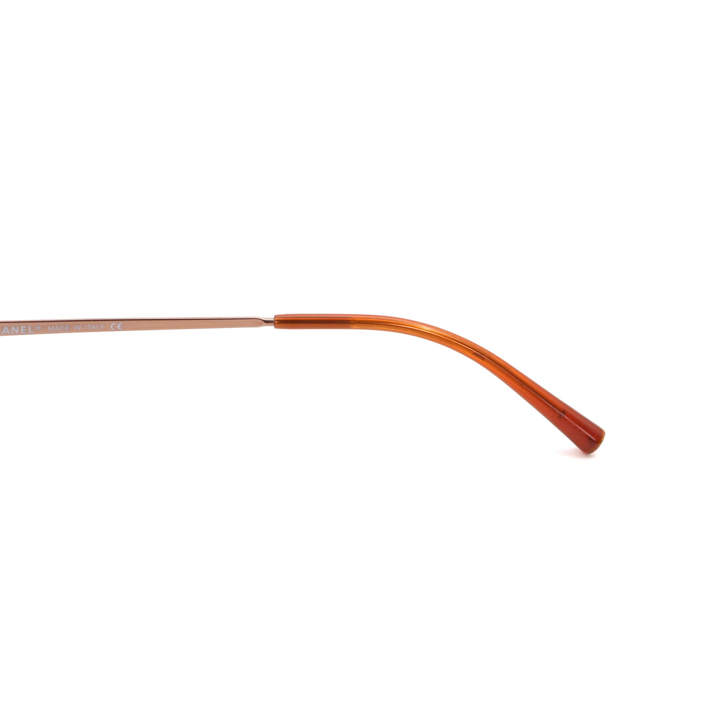 CHANEL Berry Pink Rimless CC Logo Sunglasses [Used]