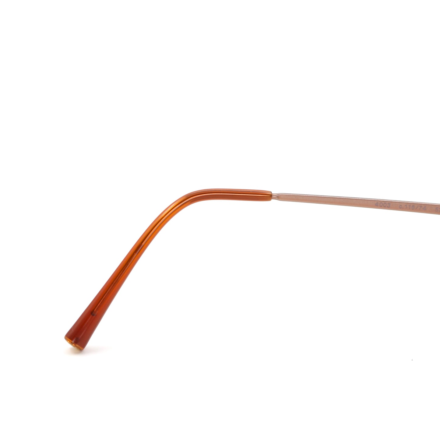 CHANEL Apricot Rimless Cat-Eye CC Logo Sunglasses [Used]