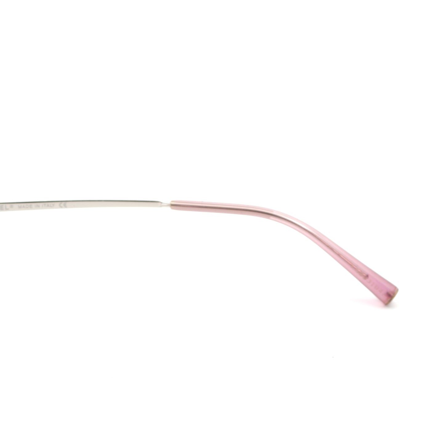 CHANEL Orchid Purple CC Logo Rimless Sunglasses [Used]