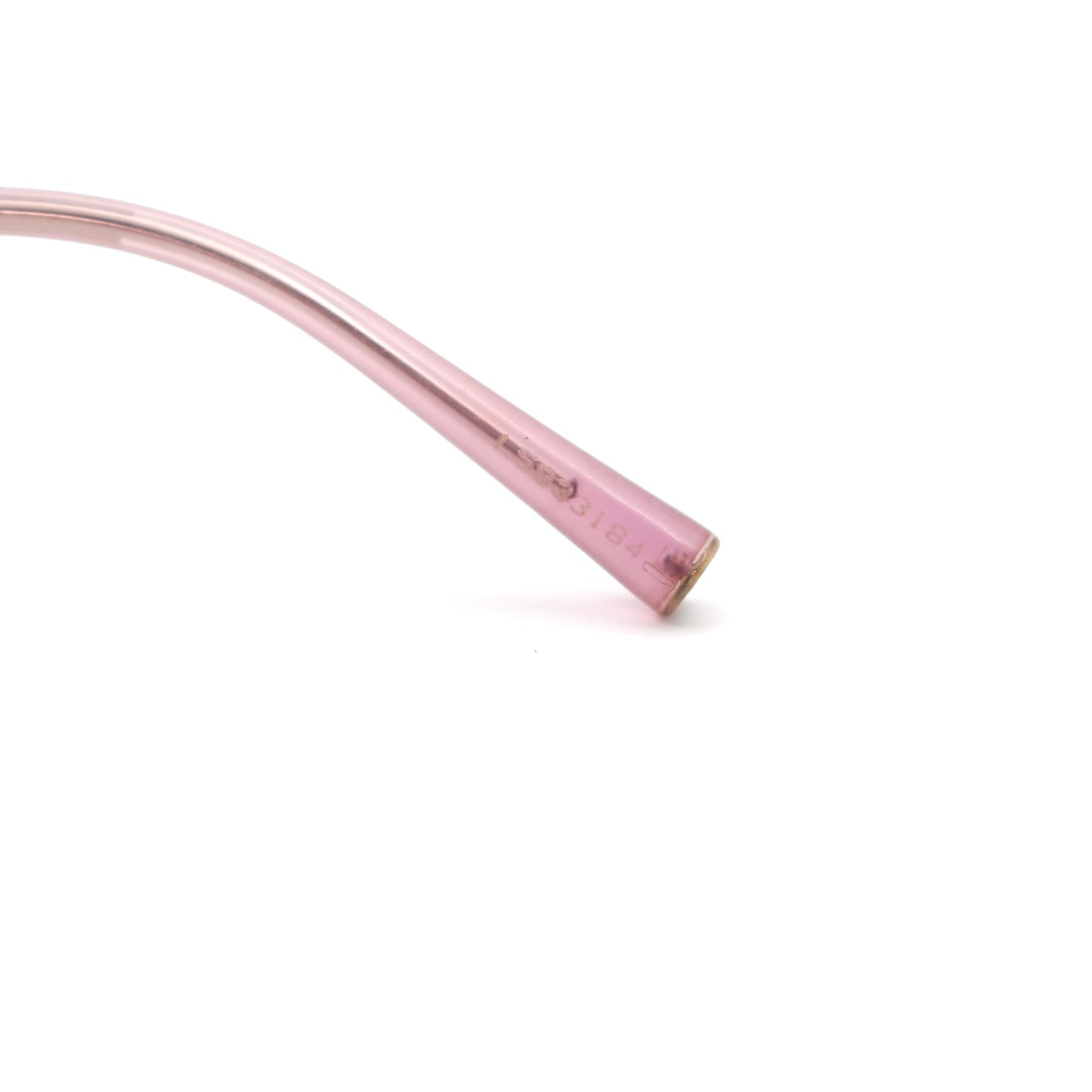 CHANEL Orchid Purple CC Logo Rimless Sunglasses [Used]