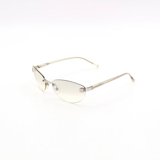 CHANEL Sports Line Smoke Grey Rimless Cat-Eye Sunglasses [Used]