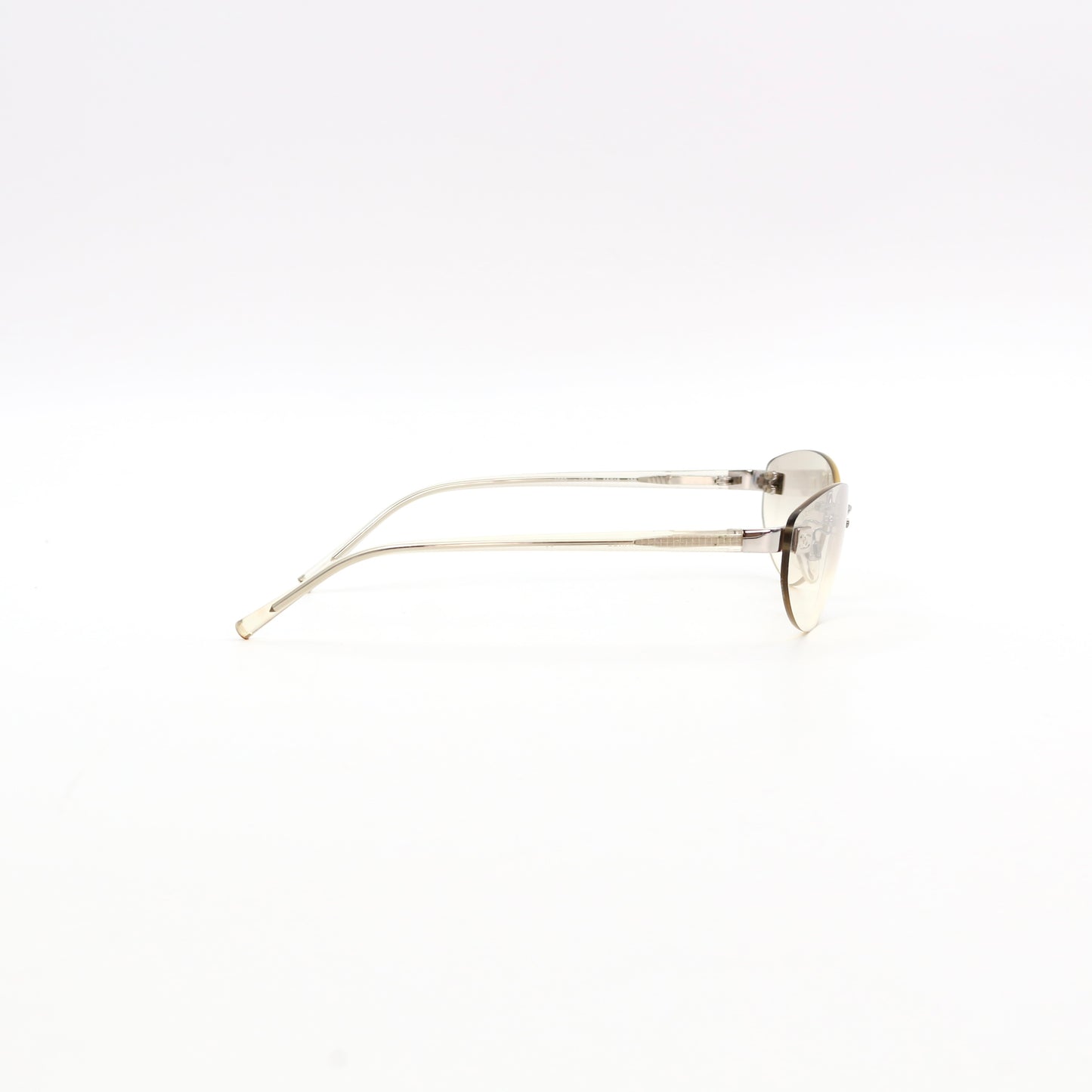 CHANEL Sports Line Smoke Grey Rimless Cat-Eye Sunglasses [Used]