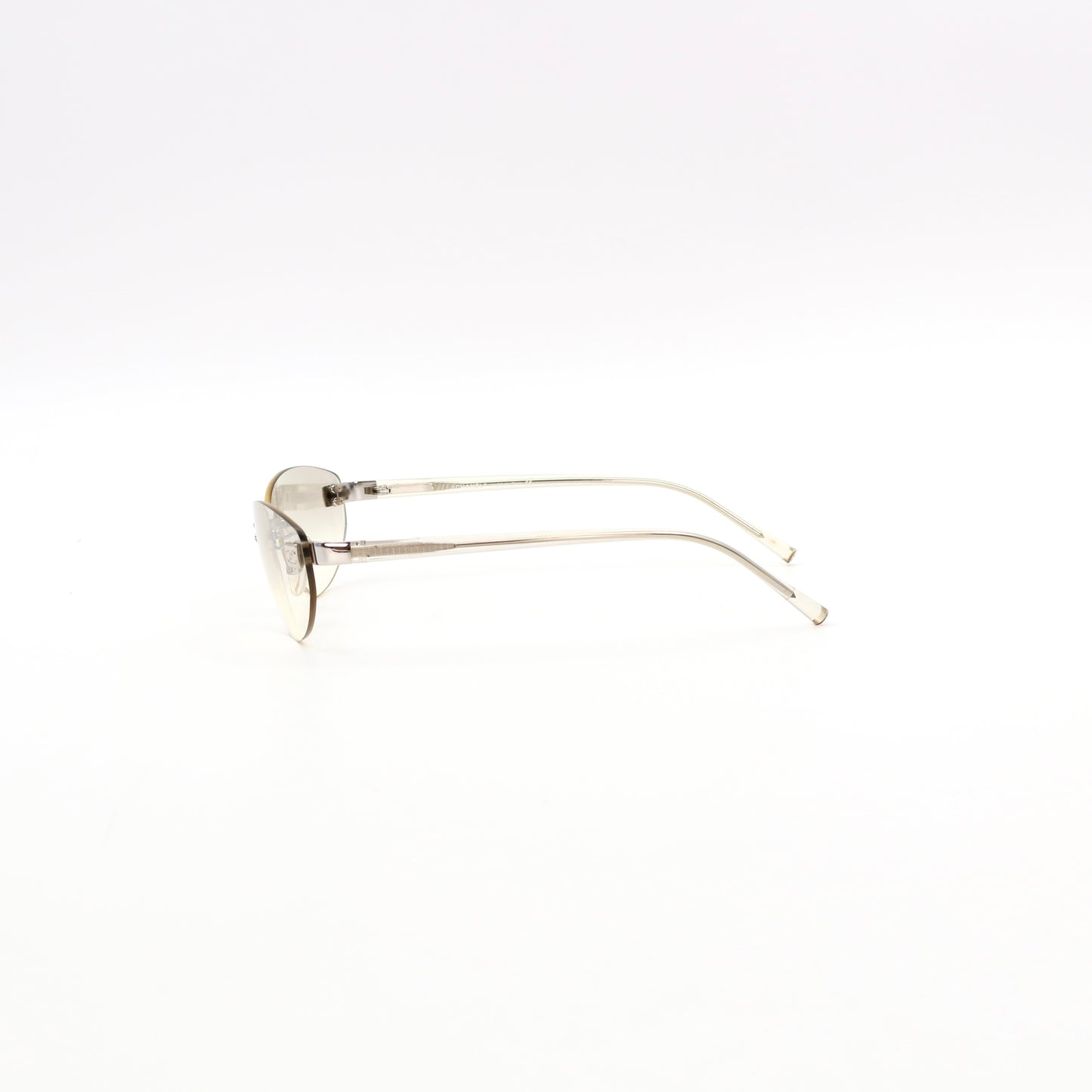 CHANEL Sports Line Smoke Grey Rimless Cat-Eye Sunglasses [Used]