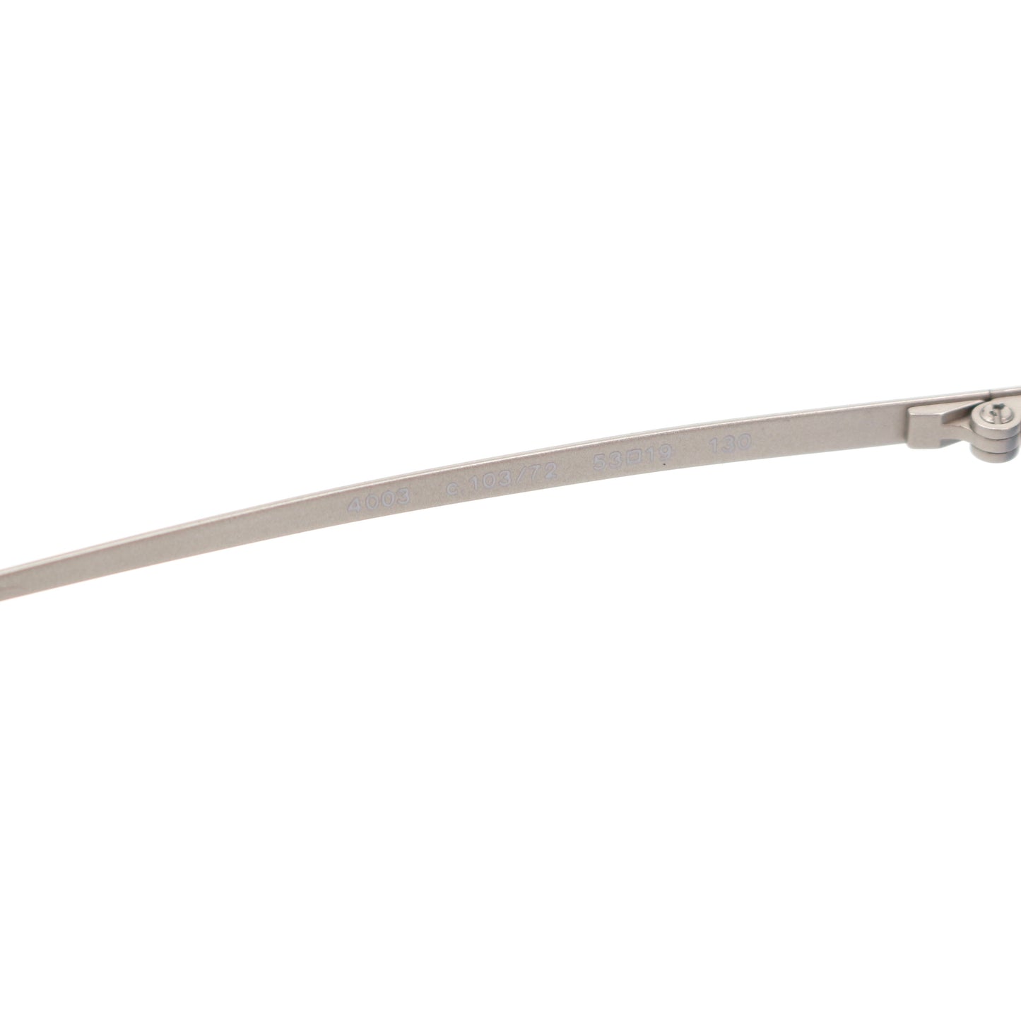 CHANEL Ice Blue CC Logo Rimless Cat-Eye Sunglasses [Used]