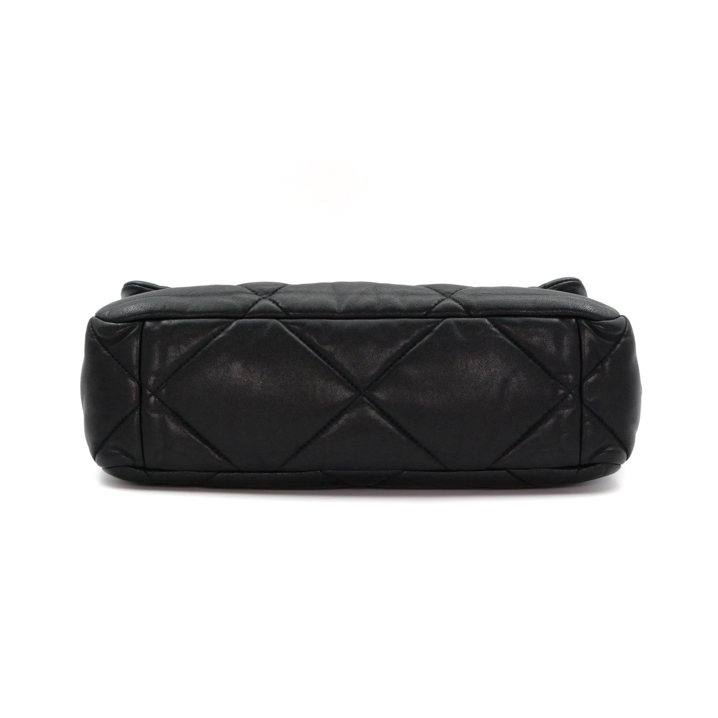 CHANEL Black Lambskin Large Chanel 19 Flap Bag [Used]